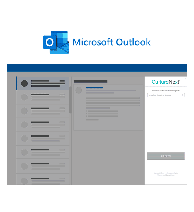 A gif showing different Microsoft products like outlook and teams