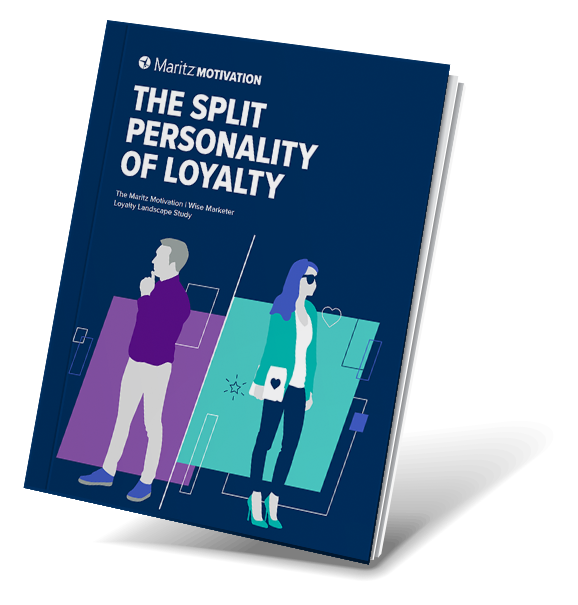 Maritz Motivation book that says 
The Split Personality of Loyalty